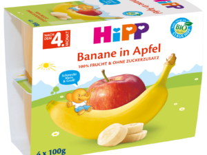 HIPP 5820-04 BANANE IN APFEL 5M 4X100GP