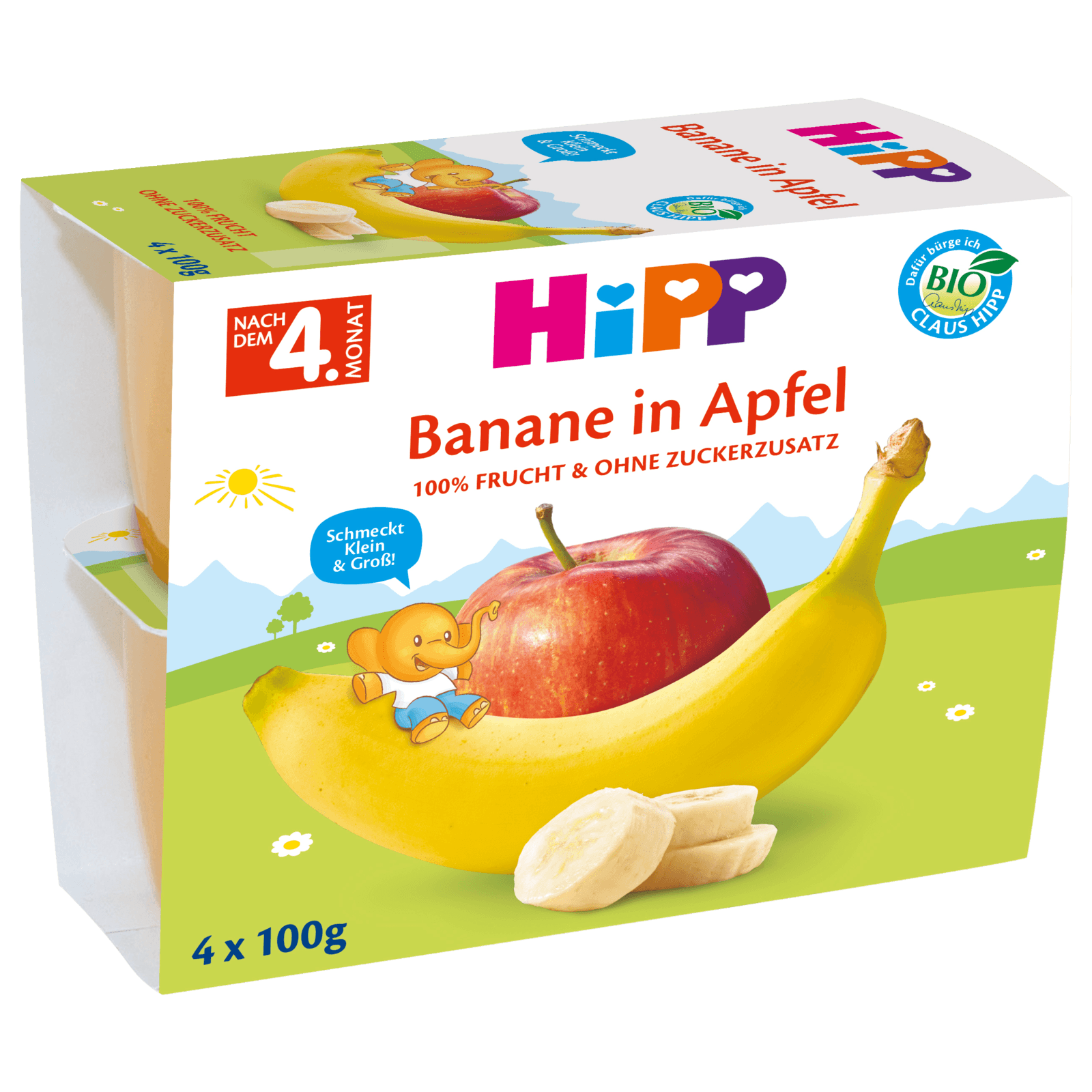 HIPP 5820-04 BANANE IN APFEL 5M 4X100GP