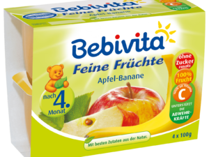 BEBIVITA 1423 FEIN FR APFEL-BANAN 5M 4X100GP