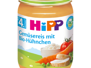 HIPP 6250 GEMUE.REIS BIO-HUHN 5M 190G GL