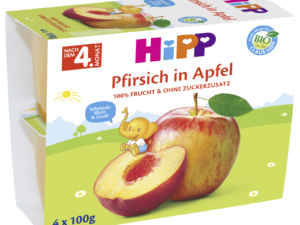 HIPP 5805-02 PFIRSICH IN APFEL 5 M 400G PK