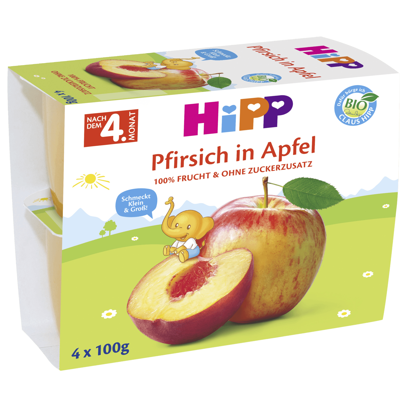 HIPP 5805-02 PFIRSICH IN APFEL 5 M 400G PK
