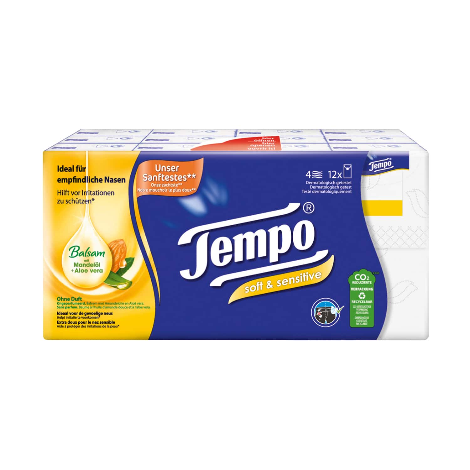 TEMPO TATUE SOFT&SENSITIVE 12X9ST