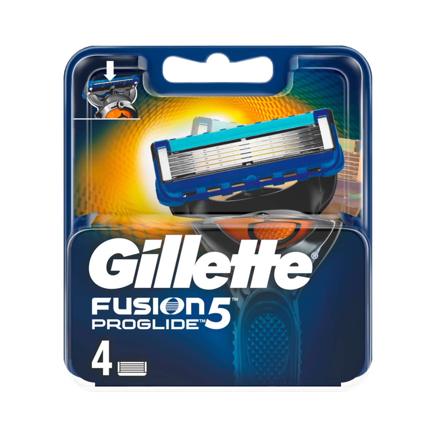 GILLETTE FUSION KLINGEN PROGL. 4ST PK