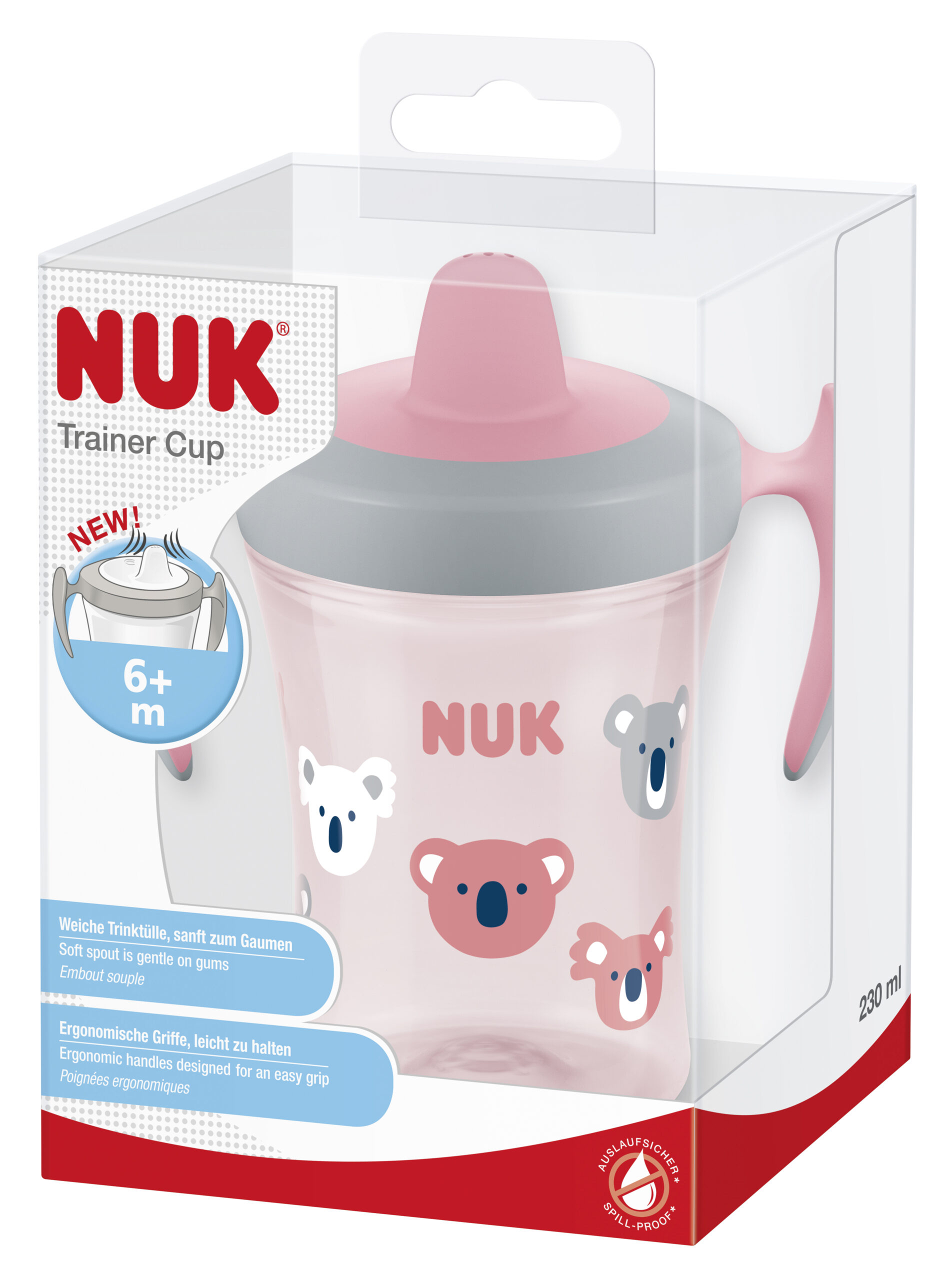 NUK TRAINER CUP AB 6 M 230ML BE