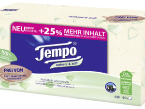 TEMPO TATUE NATURAL&SOFT BOX 90ST PK