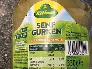 HENGSTENBERG SENFGURKEN 330G GL 40081458