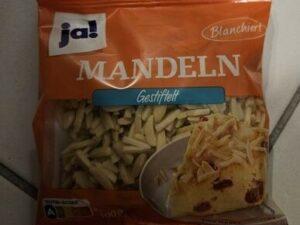 JA! MANDELN GESTIFTET 100G BT 4337256656689